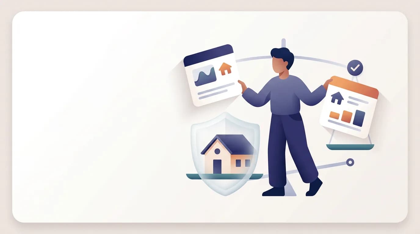 Couple comparant des offres d'assurance de prêt immobilier